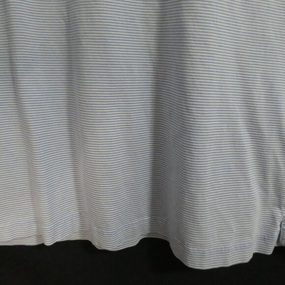 TOMMY HILFIGER - Golf | xl - extra large | Light Blue and White Stripe Polo Top - Picture 13 of 15